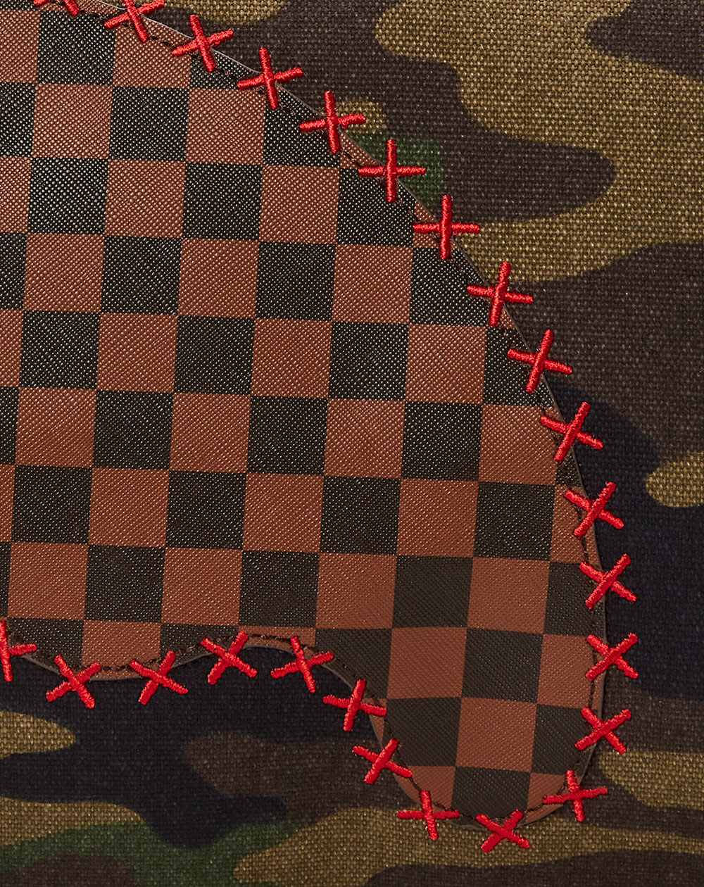 Sprayground Borsone da Viaggio Shark Shape Check