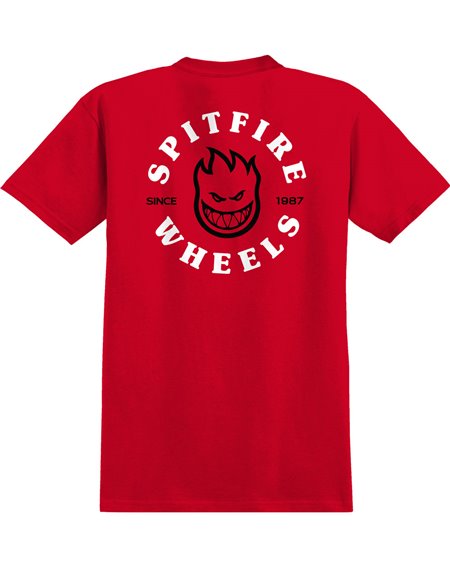 Spitfire Men's T-Shirt Bighead Classic Red
