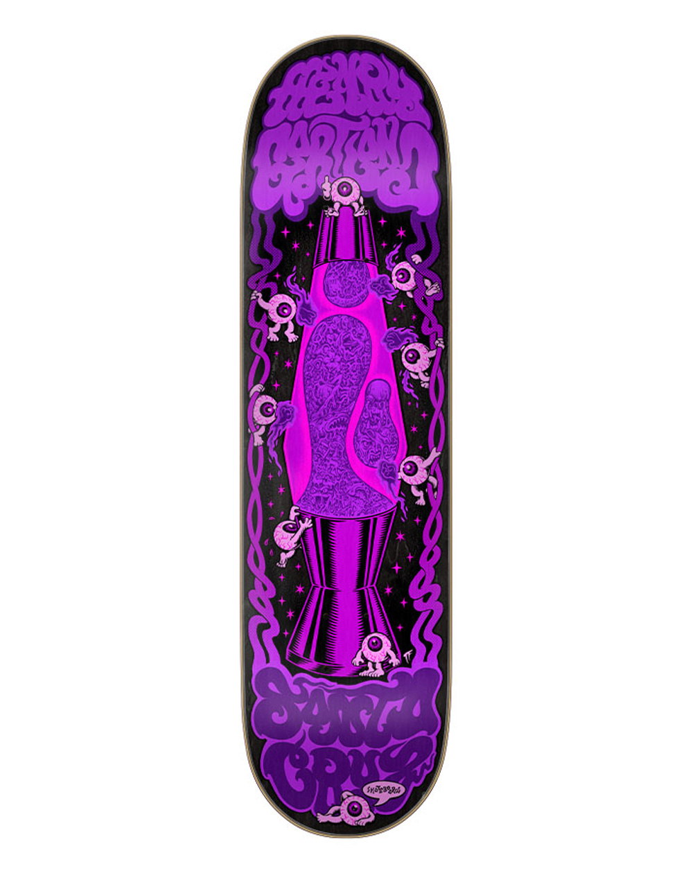 Santa Cruz Gartland Lava Lamp 8.28" Skateboard Deck