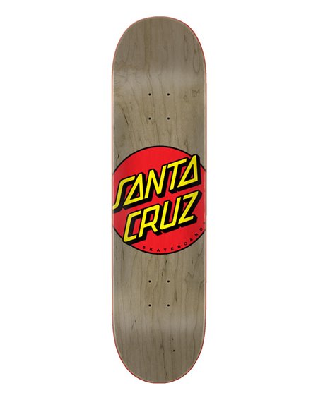 Santa Cruz Plateaux Skateboard Classic Dot 8.375" Natural