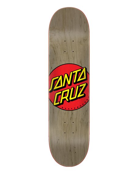 Santa Cruz Classic Dot 8.375" Skateboard Deck Natural
