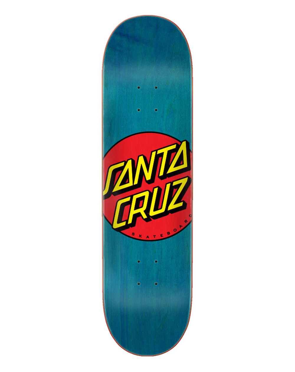 Santa Cruz Classic Dot 8.5" Skateboard Deck Blue