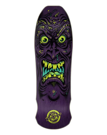 Santa Cruz Plateaux Skateboard Roskopp Face Reissue 9.5" Purple