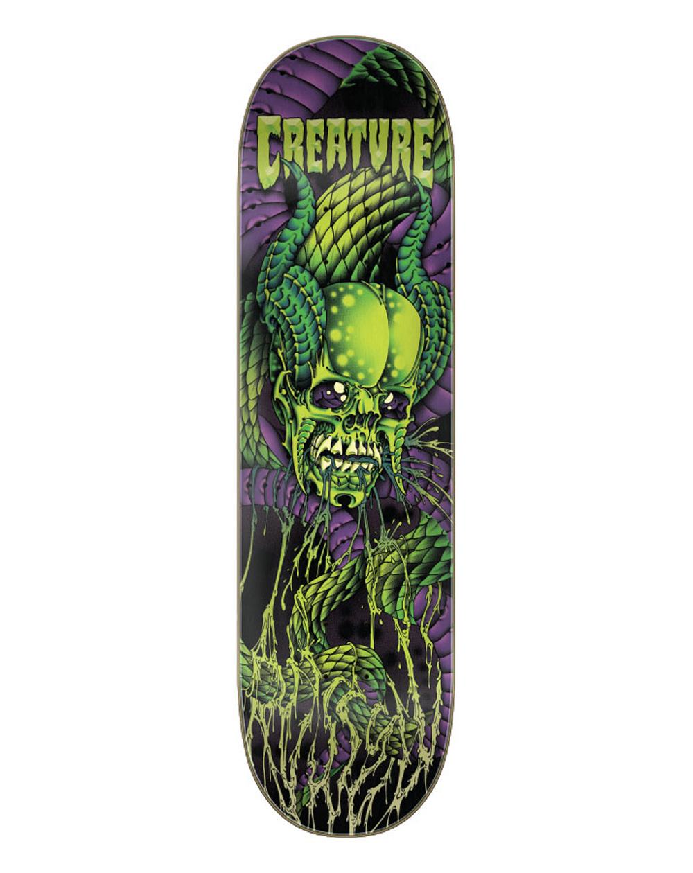 Creature Plateaux Skateboard Russell Serpent Skull 8.6"