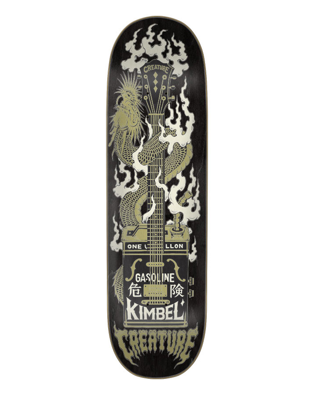 Creature Kimbel Gas Can Flame 9" Skateboard Deck