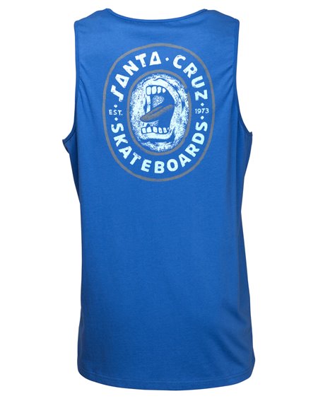 Santa Cruz Men's Vest Screamo Strong Blue