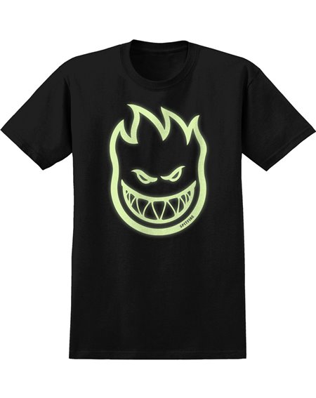 Spitfire Bighead Glow T-Shirt Uomo Black
