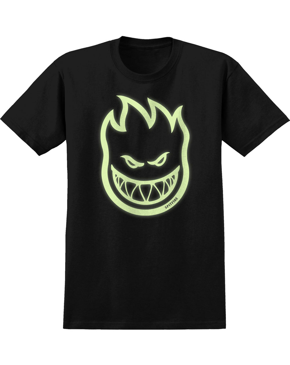 Spitfire Bighead Glow Camiseta para Homem Black