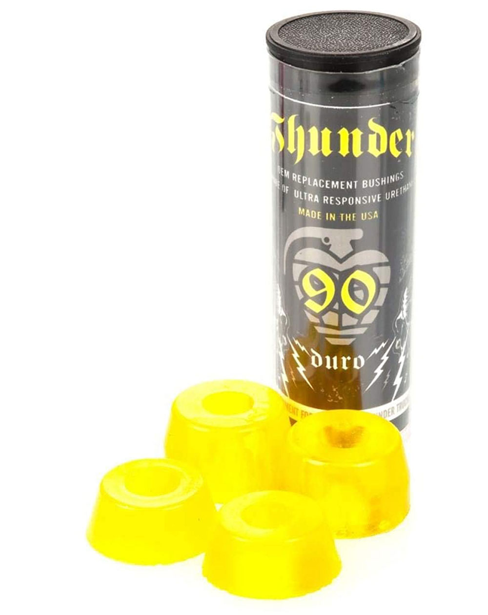 Thunder 90Du Tube Yellow Skateboard Bushings