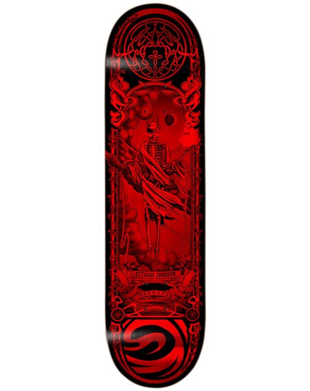 Darkstar Tavola Skateboard Celtic Foil Ke'chaud R7 8.25" Red