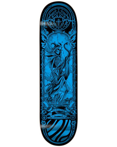 Darkstar Plateaux Skateboard Celtic Foil Lutzka R7 8.125" Blue