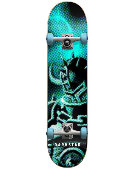 Darkstar Optical 8" Complete Skateboard Aqua