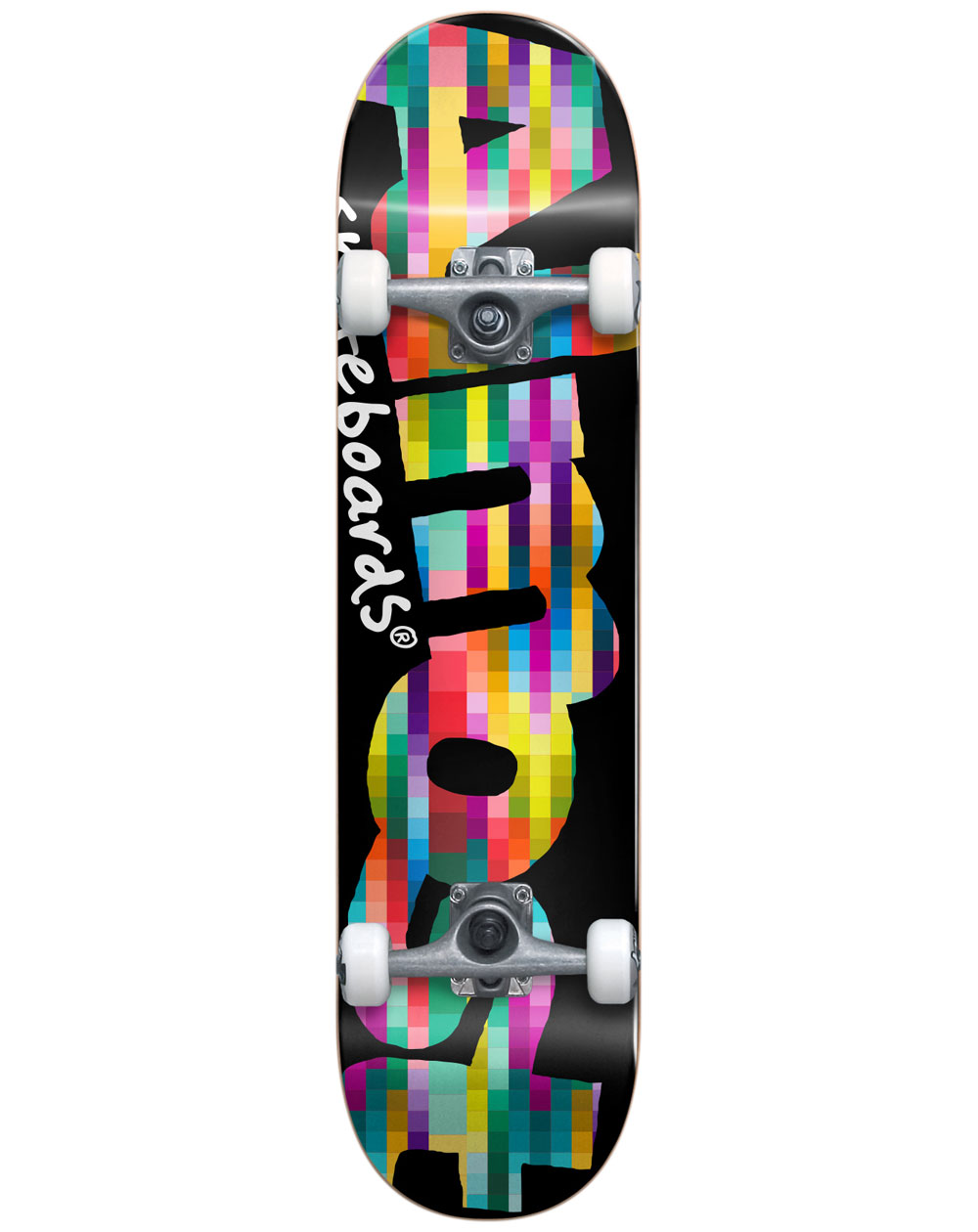 Almost Skateboards Skateboard Completo Pixel Pusher R7 7.75" Black