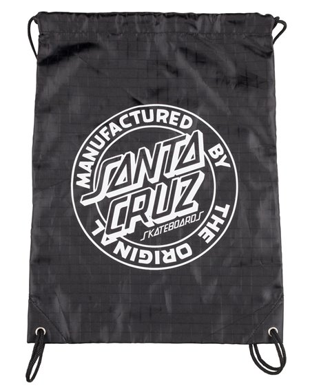 Santa Cruz Kitman Drawstring Bag Black