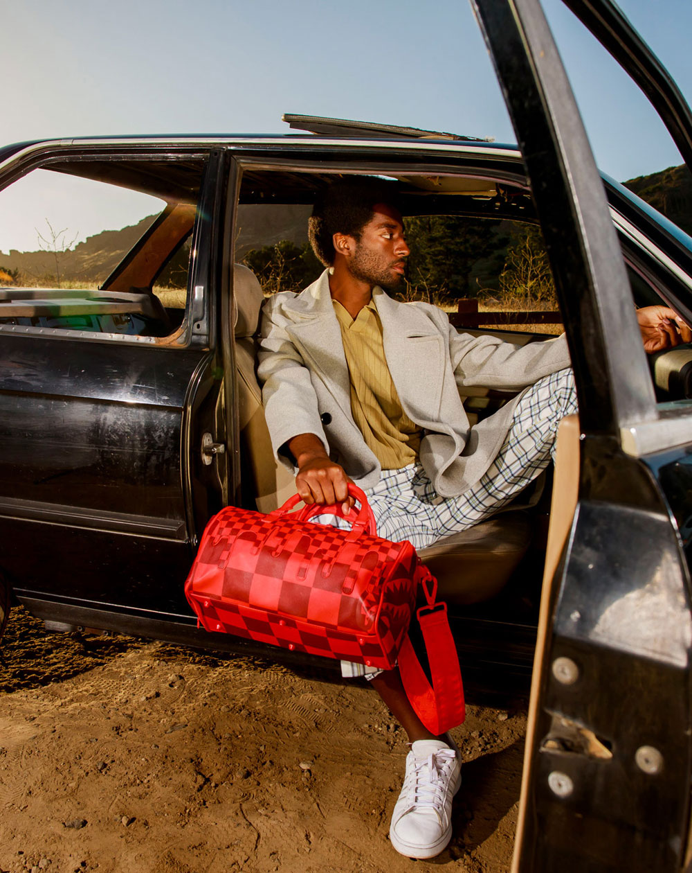 Sprayground XTC Red Drip Mini Travel Duffle