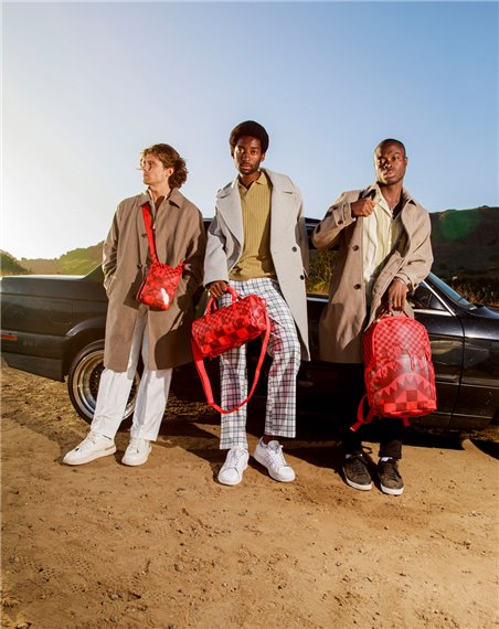 Sprayground Bolsa de Viagem XTC Red Drip Mini