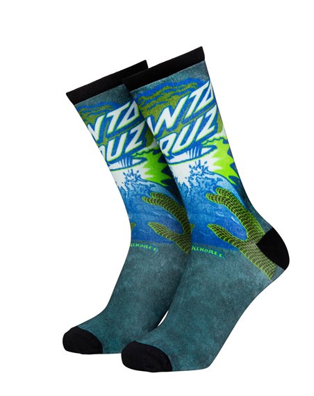 Santa Cruz Herren Sneakersocken Kendall EOTW and Street Creep 2 er Pack