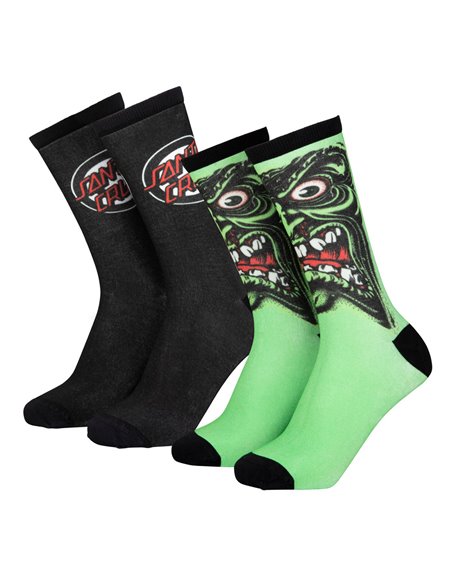 Santa Cruz Roskopp Face Socquettes Homme 2 pc