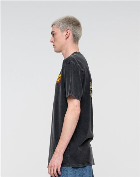 Santa Cruz Men's T-Shirt Street Creep Hand Black