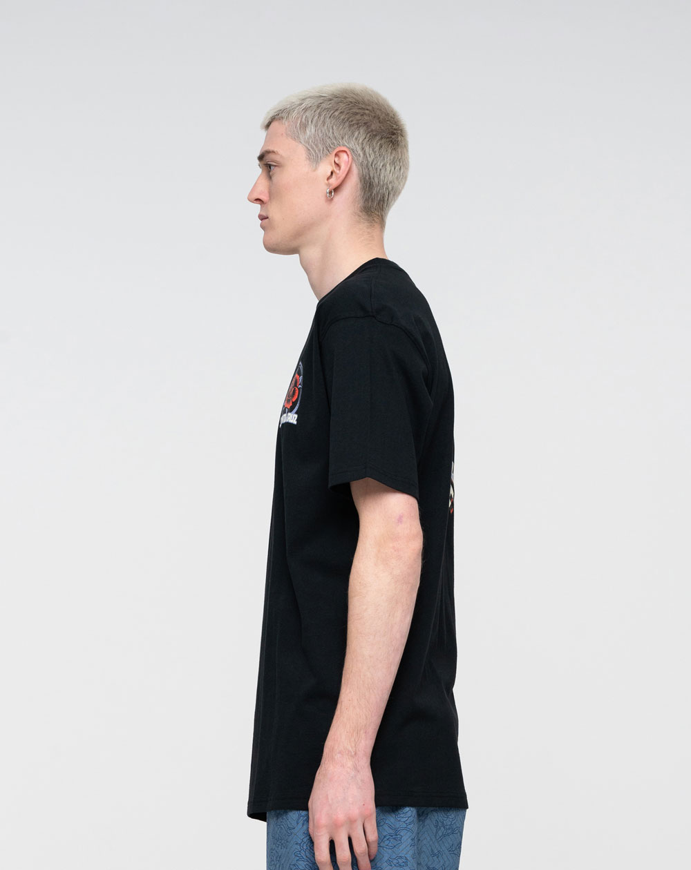 Santa Cruz Til The End Hand Camiseta para Homem Black