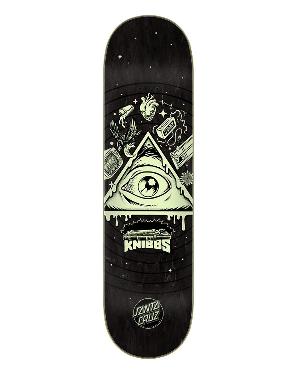 Santa Cruz Knibbs Paralysis Pro 8.25" Skateboard Deck