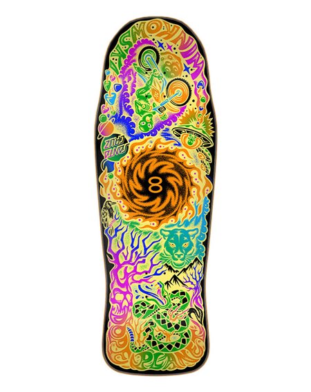 Santa Cruz Tabla Skateboard Winkowski Dope Planet Two Shaped 10.34"