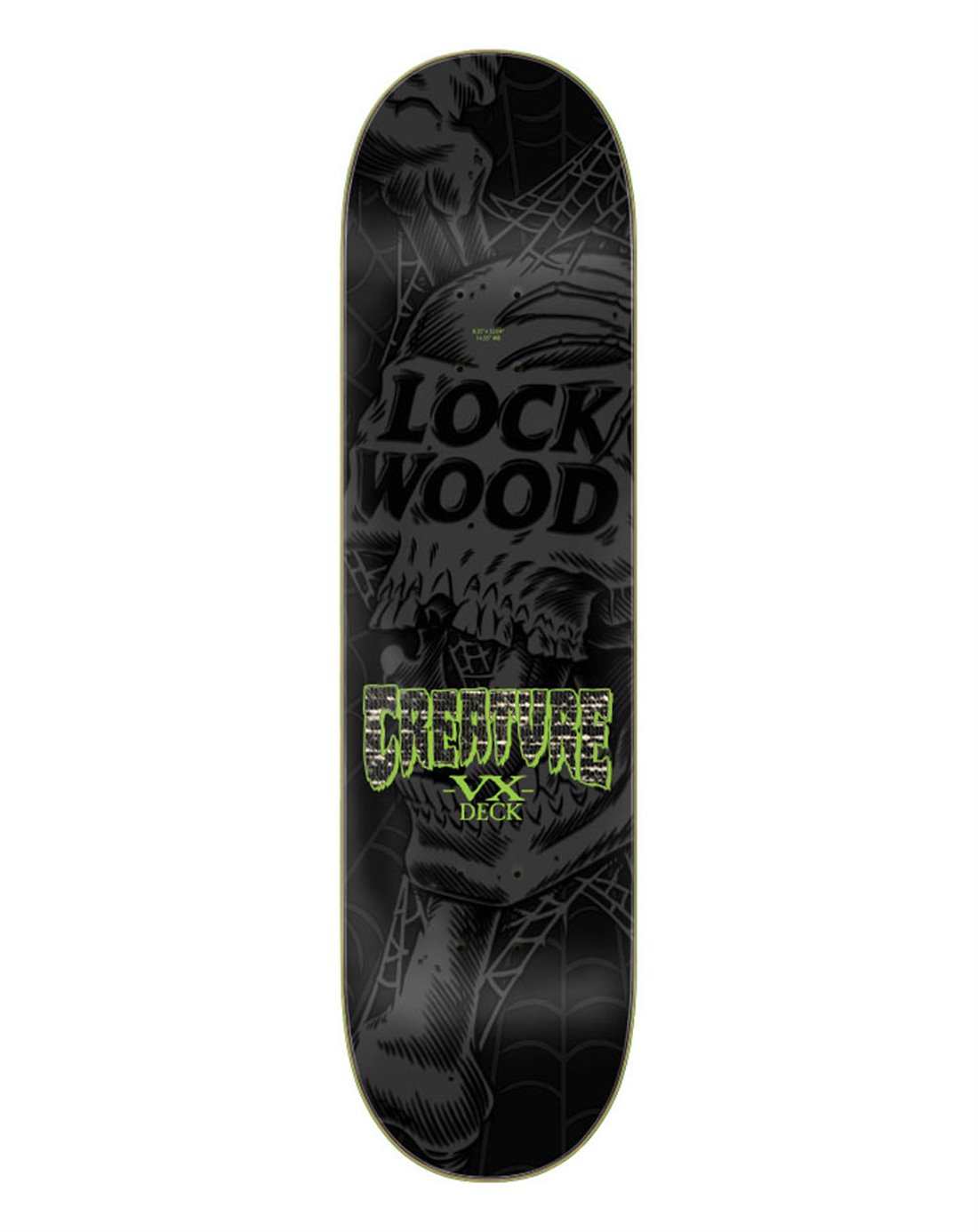 Creature Lockwood Keepsake VX 8.25" Skateboard Deck