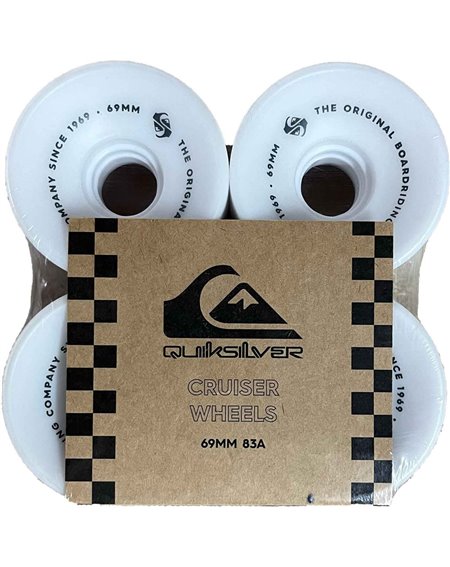 Quiksilver Ruedas Longboard 69mm 83A White