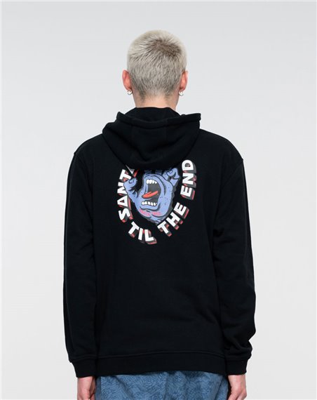 Santa Cruz Men's Hoodie Til The End Hand Black