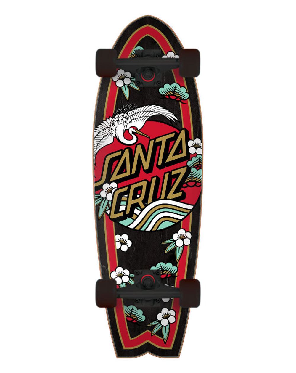 Santa Cruz Crane Dot Shark 27.7" Skateboard Cruiser