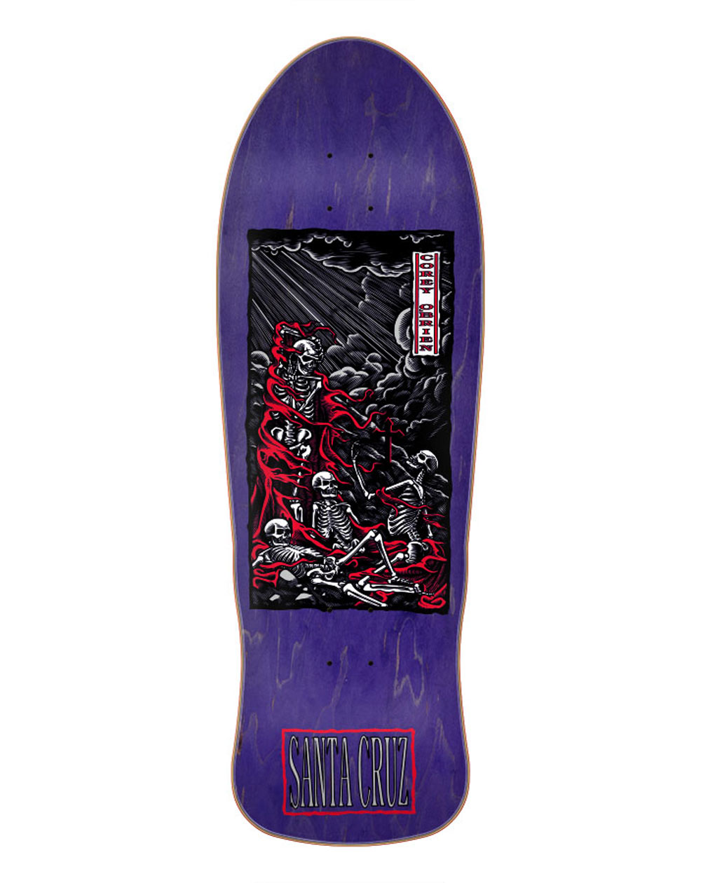Santa Cruz Tabla Skateboard OBrien Purgatory Reissue 9.85"