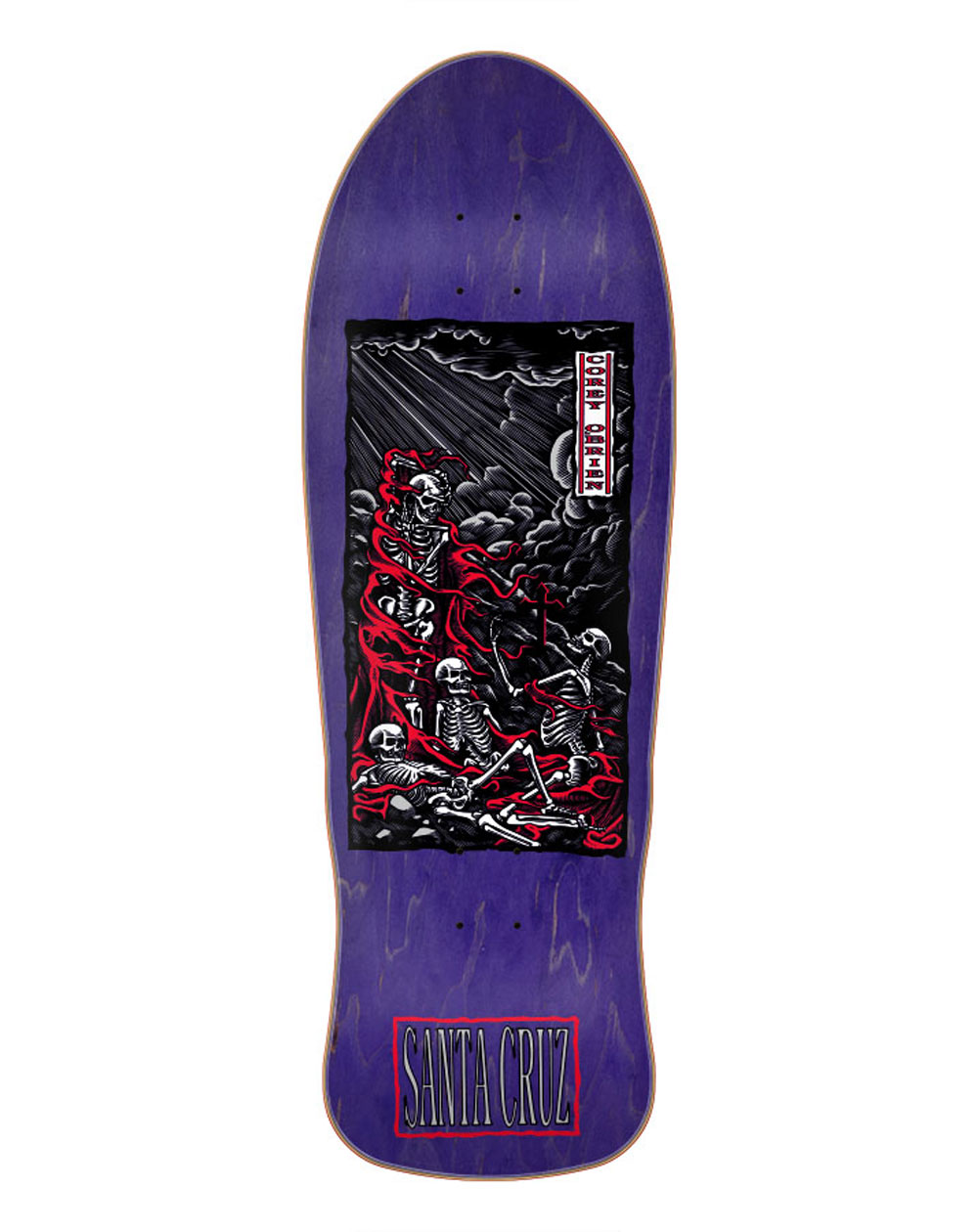 Santa Cruz Tavola Skateboard O'Brien Purgatory Reissue 9.85"