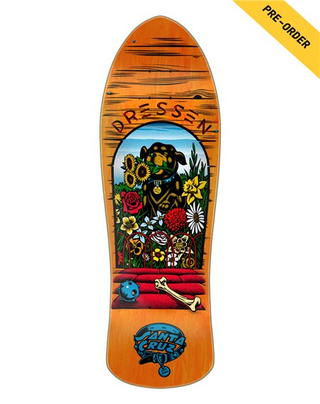 Santa Cruz Dressen Pup Reissue 9.5" Skateboard Deck