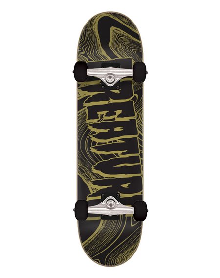 Creature Metallic Swirl Logo Mini 7.75" Complete Skateboard