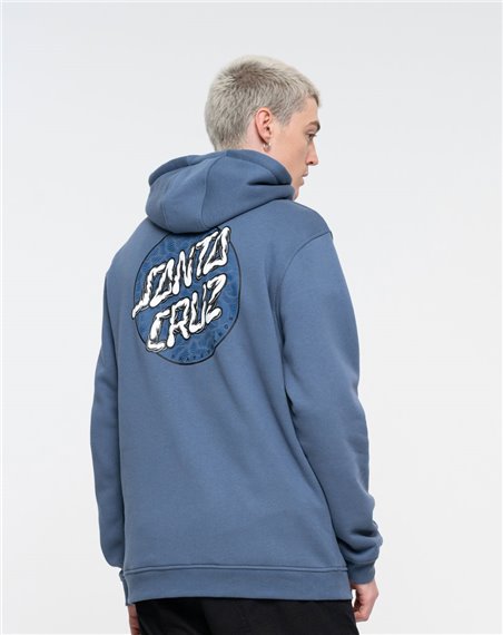 Santa Cruz Herren Kapuzenpullover Alive Dot Vintage Blue