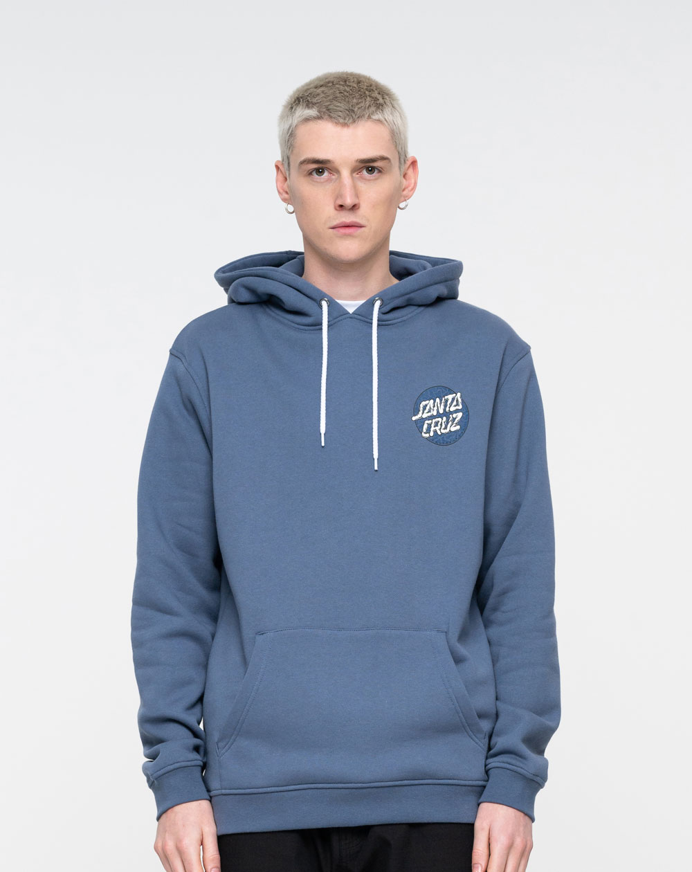 Santa Cruz Alive Dot Sweat à Capuche Homme Vintage Blue