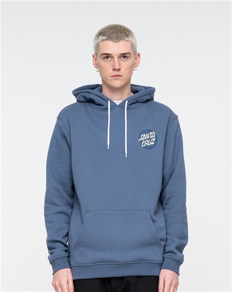 Santa Cruz Alive Dot Sudadera con Capucha para Hombre Vintage Blue