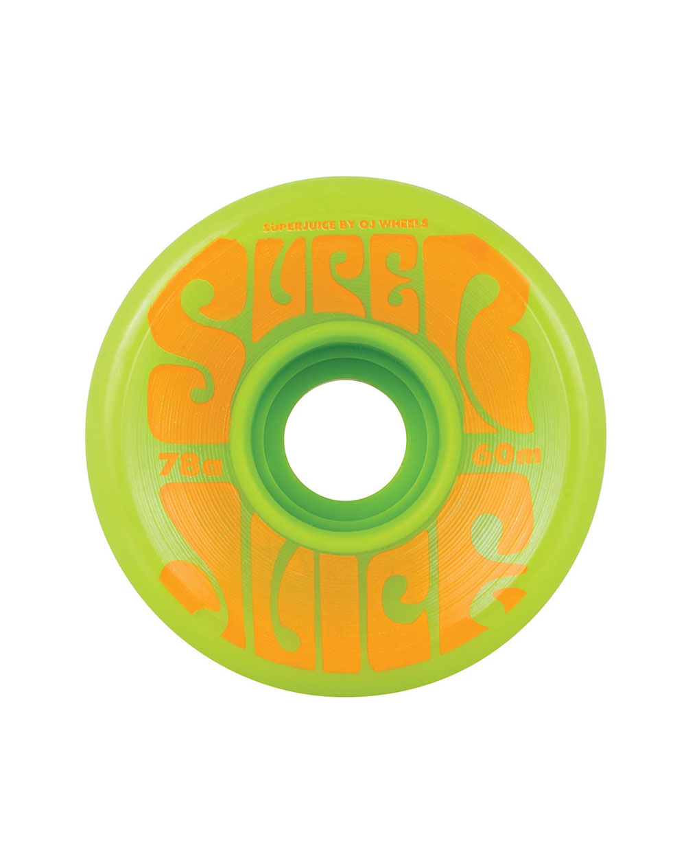 OJ Rodas Skate Super Juice 60mm 78A Green 4 peças