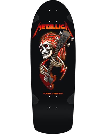 Powell Peralta Plateaux Skateboard OG Metallica Collab 10" Black