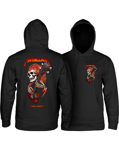 Powell Peralta Metallica Collab Moleton com Capuz para Homem Black
