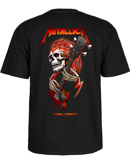Powell Peralta Metallica Collab Camiseta para Hombre Black