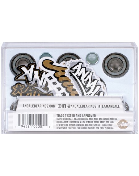 Andalé Tiago Lemos Mixtape V2 Skateboard Bearings 2