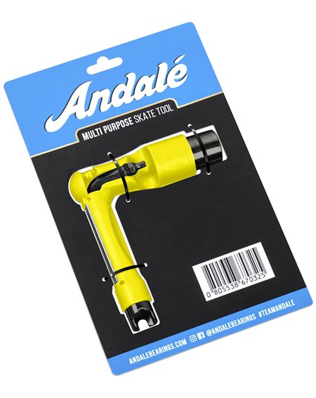 Andalé Multi Purpose Skate Skateboard Tool Yellow 2
