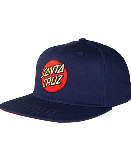 Santa Cruz Classic Dot Cappellino da Baseball Dark Navy