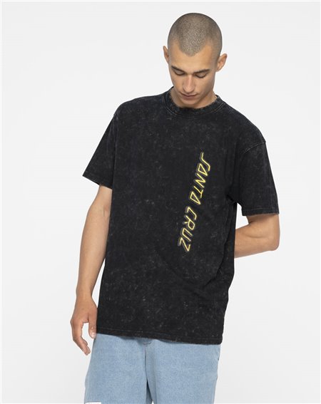 Santa Cruz Herren T-Shirt Roskopp Break Black Acid Wash 2