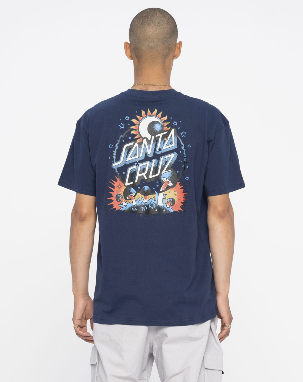 Santa Cruz Dark Arts Dot Camiseta para Hombre Midnight Blue