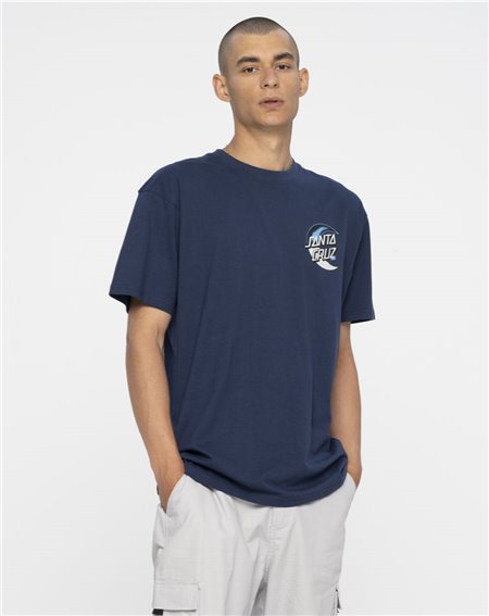 Santa Cruz Dark Arts Dot T-Shirt Uomo Midnight Blue 2