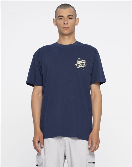 Santa Cruz Wooten Ominous Dot T-Shirt Uomo Midnight Blue