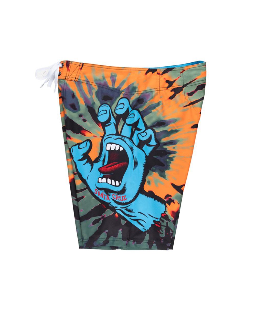 Santa Cruz Screaming Hand Boardshort Homme Black/Orange/Green