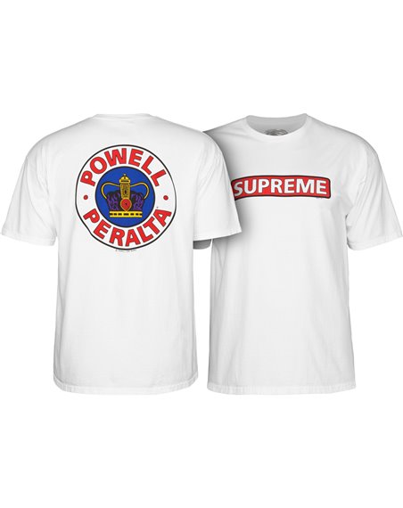 Powell Peralta Supreme T-Shirt Homme White